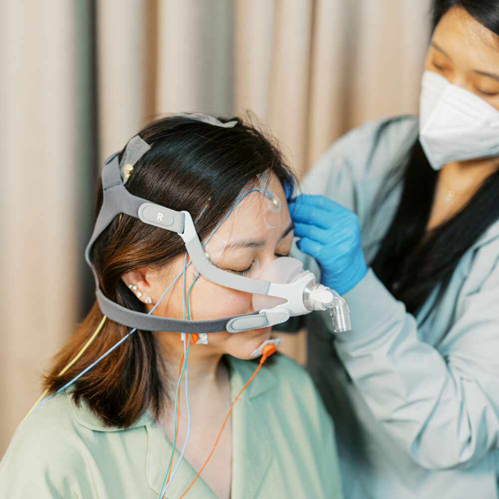 Electrode placement is quick, non-invasive, and done with care.